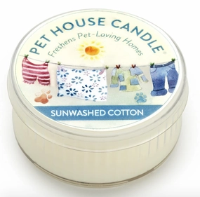 One Fur All Mini Candle Sunwashed Cotton