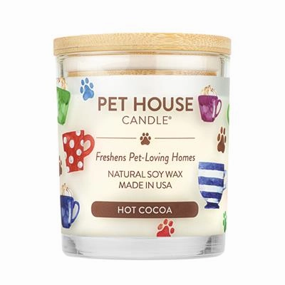 One Fur All Pet House 9oz Candle - Hot Cocoa