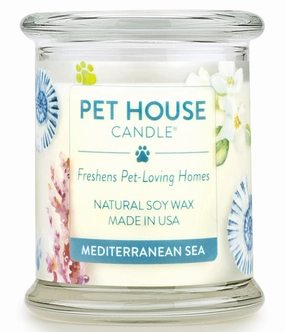 One Fur All Pet House 9oz Candle - Mediterranean Sea