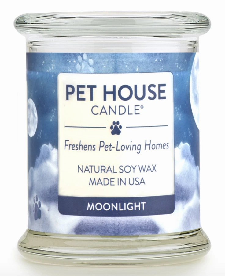 One Fur All Pet House 9oz Candle - Moonlight