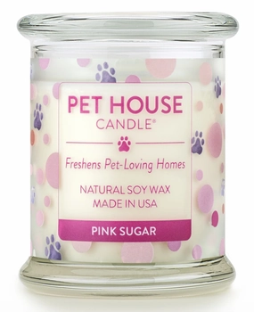 One Fur All Pet House 9oz Candle - Pink Sugar