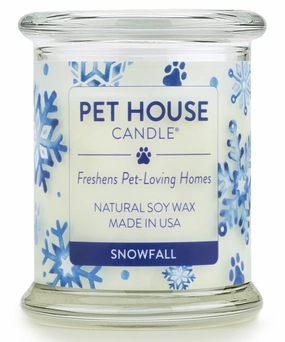 One Fur All Pet House 9oz Candle - Snowfall