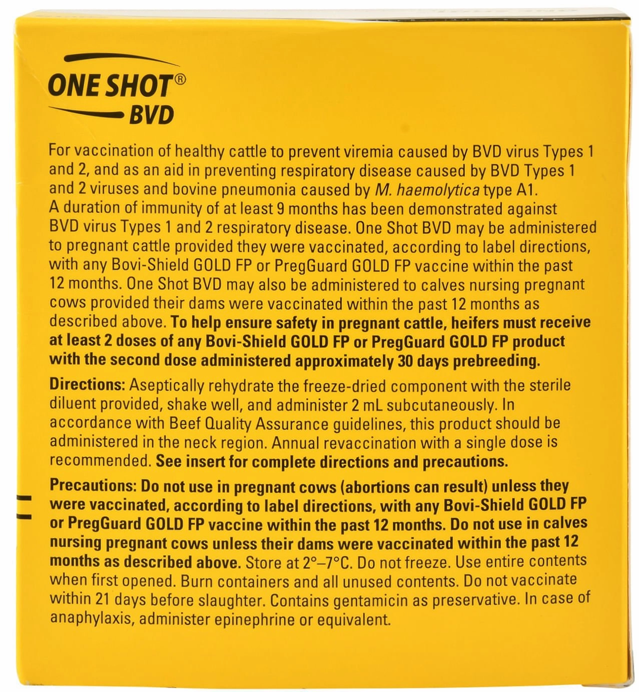 One Shot BVD
