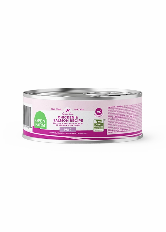 Open Farm Grain Free Chicken & Salmon Pate Wet Cat Food