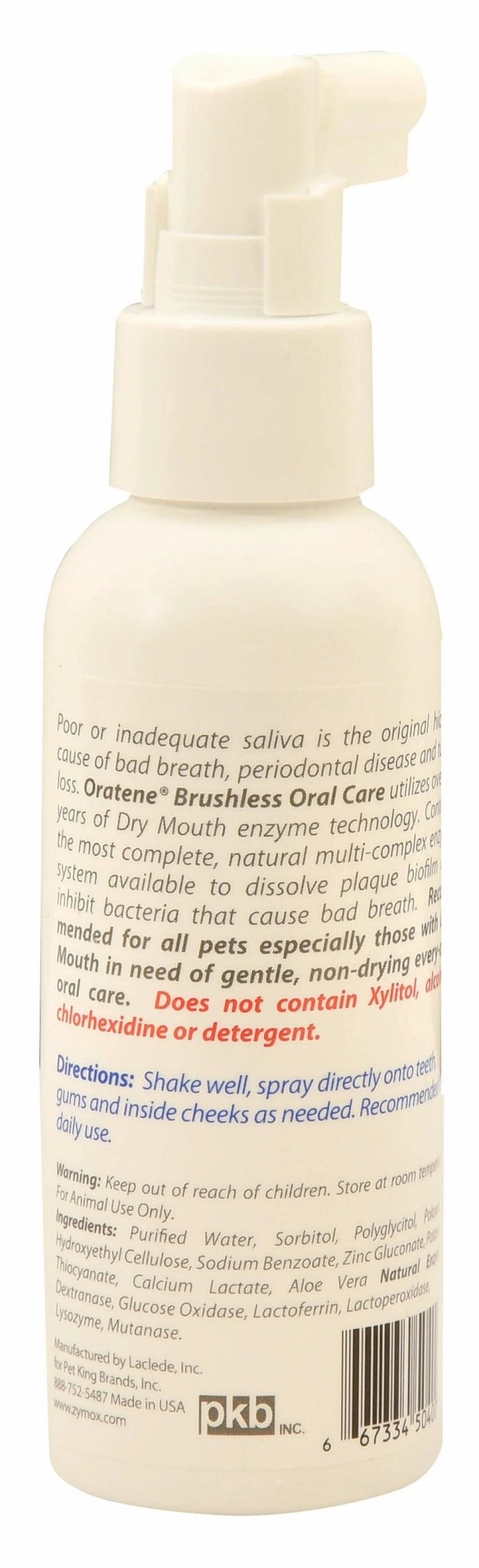Oratene Brushless Breath Freshener, 4 oz