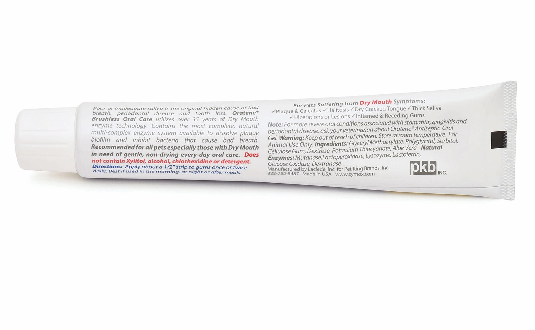 Oratene Brushless Toothpaste Gel for Dogs & Cats