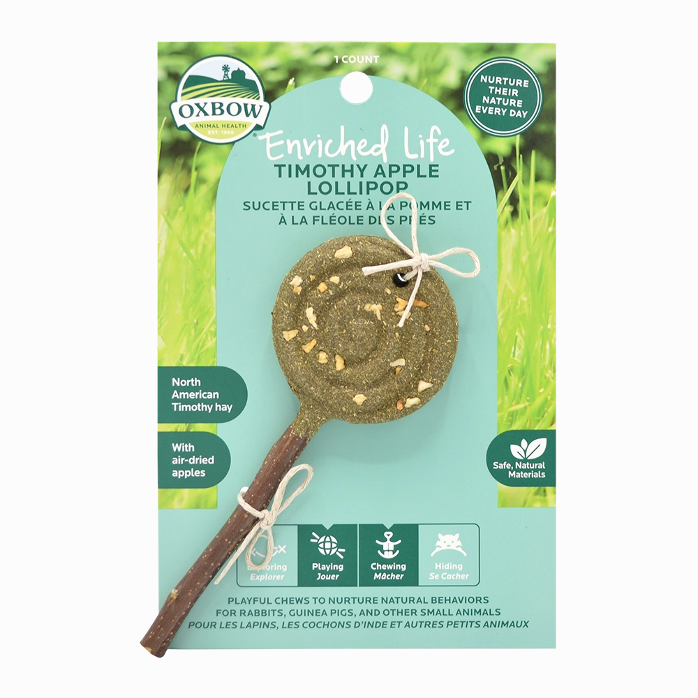 Oxbow Enriched Life Timothy Lollipop Apple