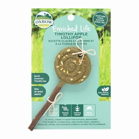 Oxbow Enriched Life Timothy Lollipop Apple