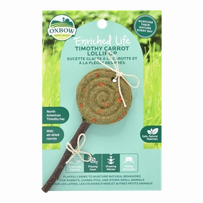 Oxbow Enriched Life Timothy Lollipop Carrot