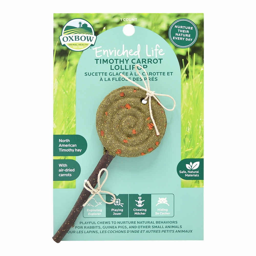 Oxbow Enriched Life Timothy Lollipop Carrot