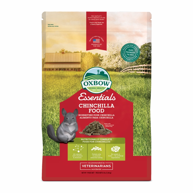 Oxbow Essentials Chinchilla Food 3lb