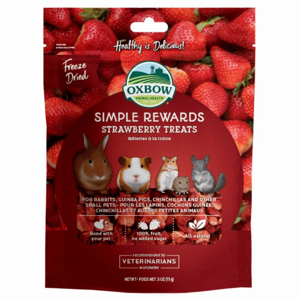 Oxbow Simple Rewards - Strawberry Treats 15g
