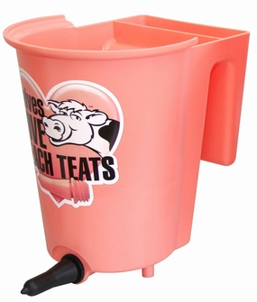 PeachTeats Reversible Bucket Feeder, 6 qt