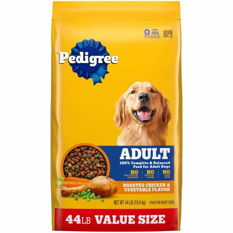 PEDIGREE Complete Nutrition Adult Dry Dog Food Roasted Chicken, Rice & Vegetable Flavor Dog Kibble