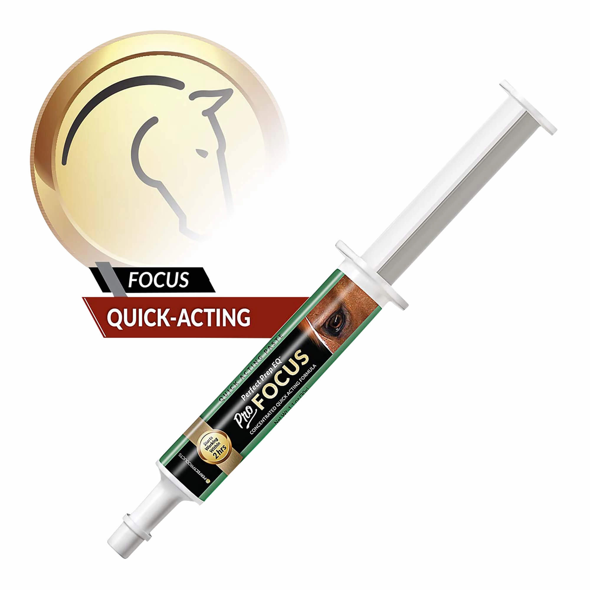Perfect Prep EQ Pro Focus Paste for Horses, 1.1 oz