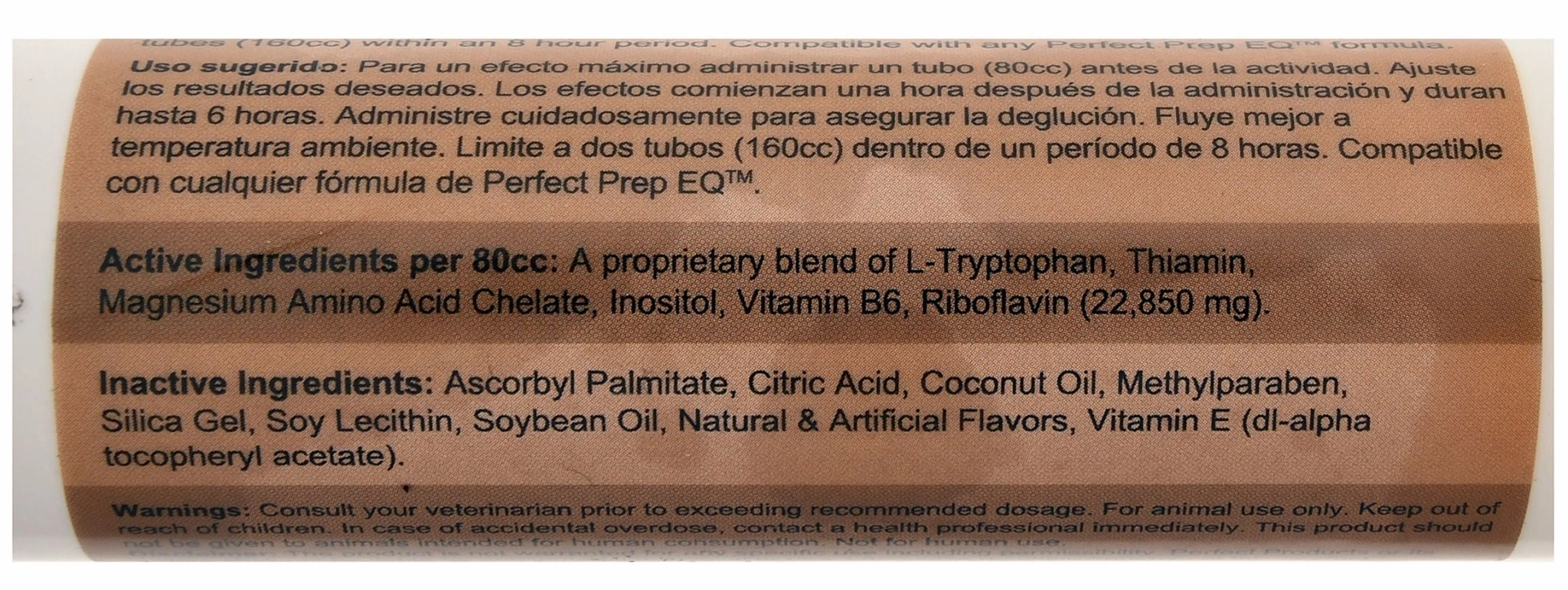 Perfect Prep EQ Supreme Calming Paste for Horses