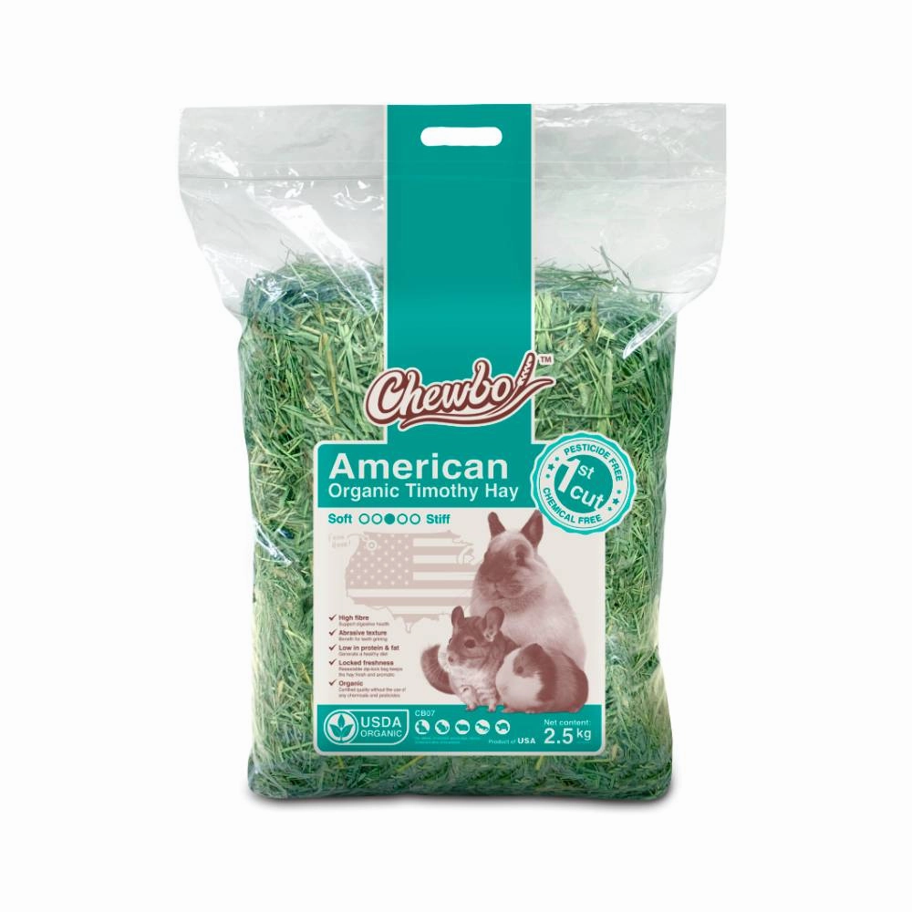 Pet Link Chewbo American Organic Timothy Hay 1st Cut 2.5kg