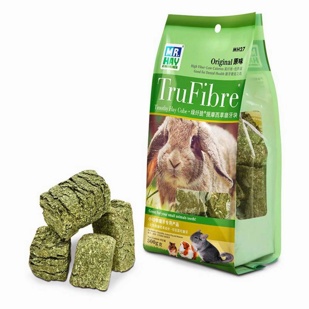 Pet Link Mr Hay TruFibre Timothy Hay Cube Original 500g