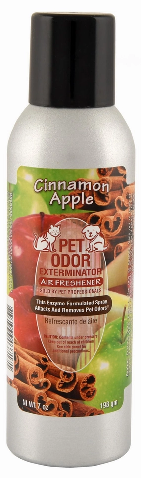Pet Odor Exterminator Air Freshener Spray, Cinnamon Apple, 7 oz