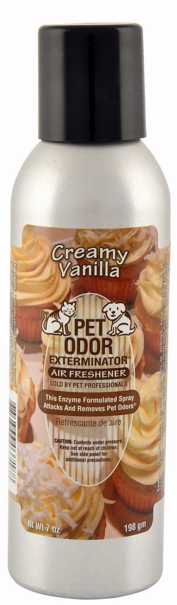 Pet Odor Exterminator Air Freshener Spray, Creamy Vanilla, 7 oz