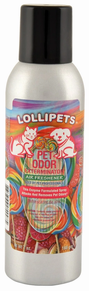 Pet Odor Exterminator Air Freshener Spray, Lollipets, 7 oz