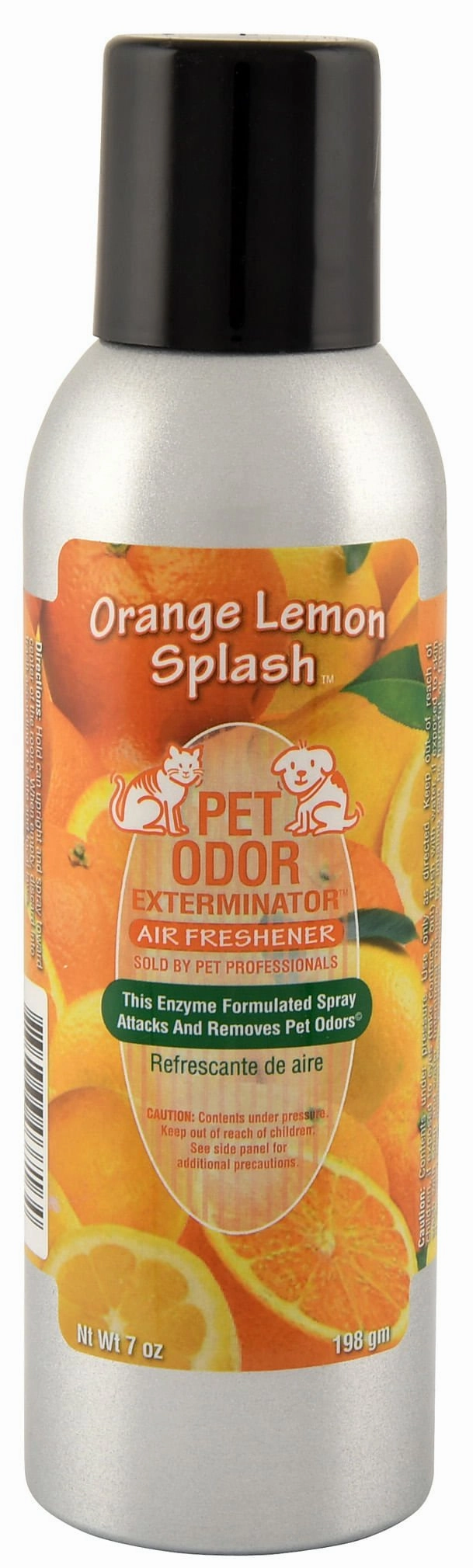 Pet Odor Exterminator Air Freshener Spray, Orange Lemon Splash, 7 oz