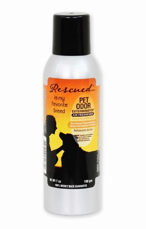 Pet Odor Exterminator Air Freshener Spray, Rescued, 7 oz