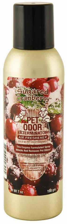 Pet Odor Exterminator Air Freshener Spray, Sugared Cranberry, 7 oz