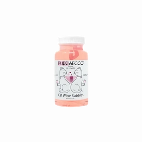 PetWineShop Purrsecco Cat Wine Bubbles Non-Toxic Catnip Bubbles for Cats