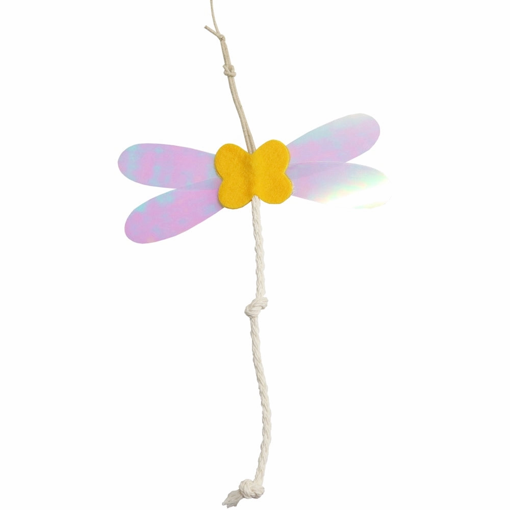 Petz Route Rustling With Paper String Cat Wand Toy (Butterfly)