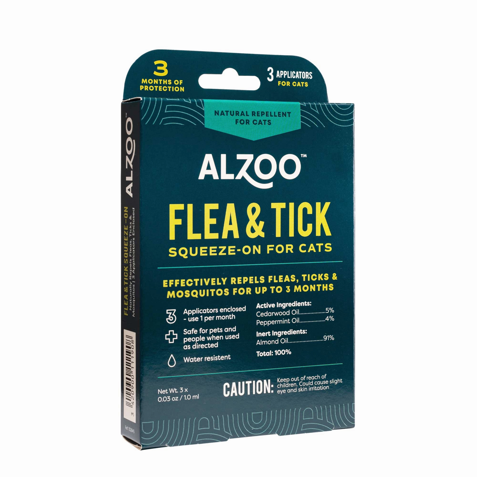 Plant-Based Flea & Tick Squeeze-On Topical for Cats