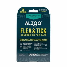 Plant-Based Flea & Tick Squeeze-On Topical for Cats
