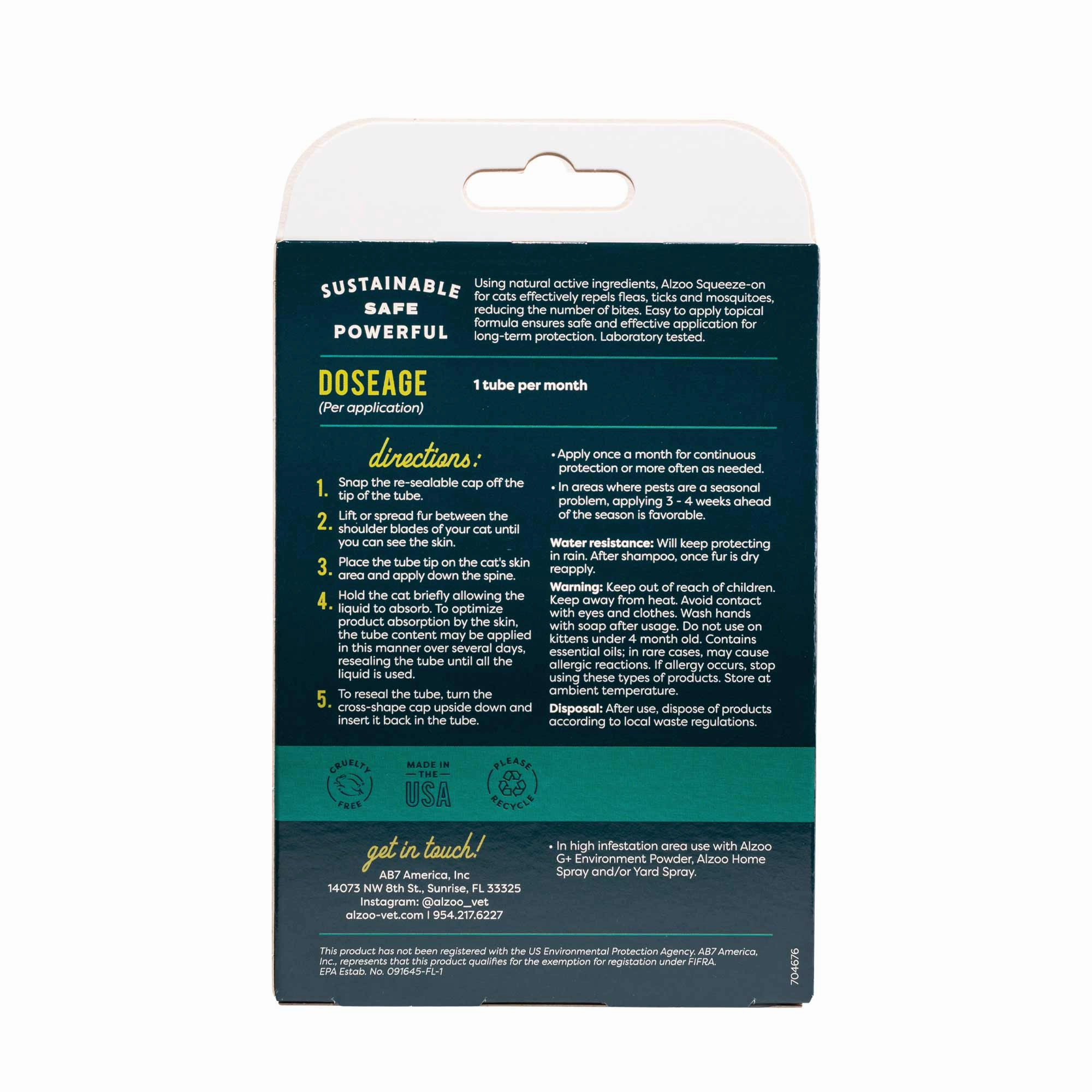 Plant-Based Natural Flea & Tick Cat Collar