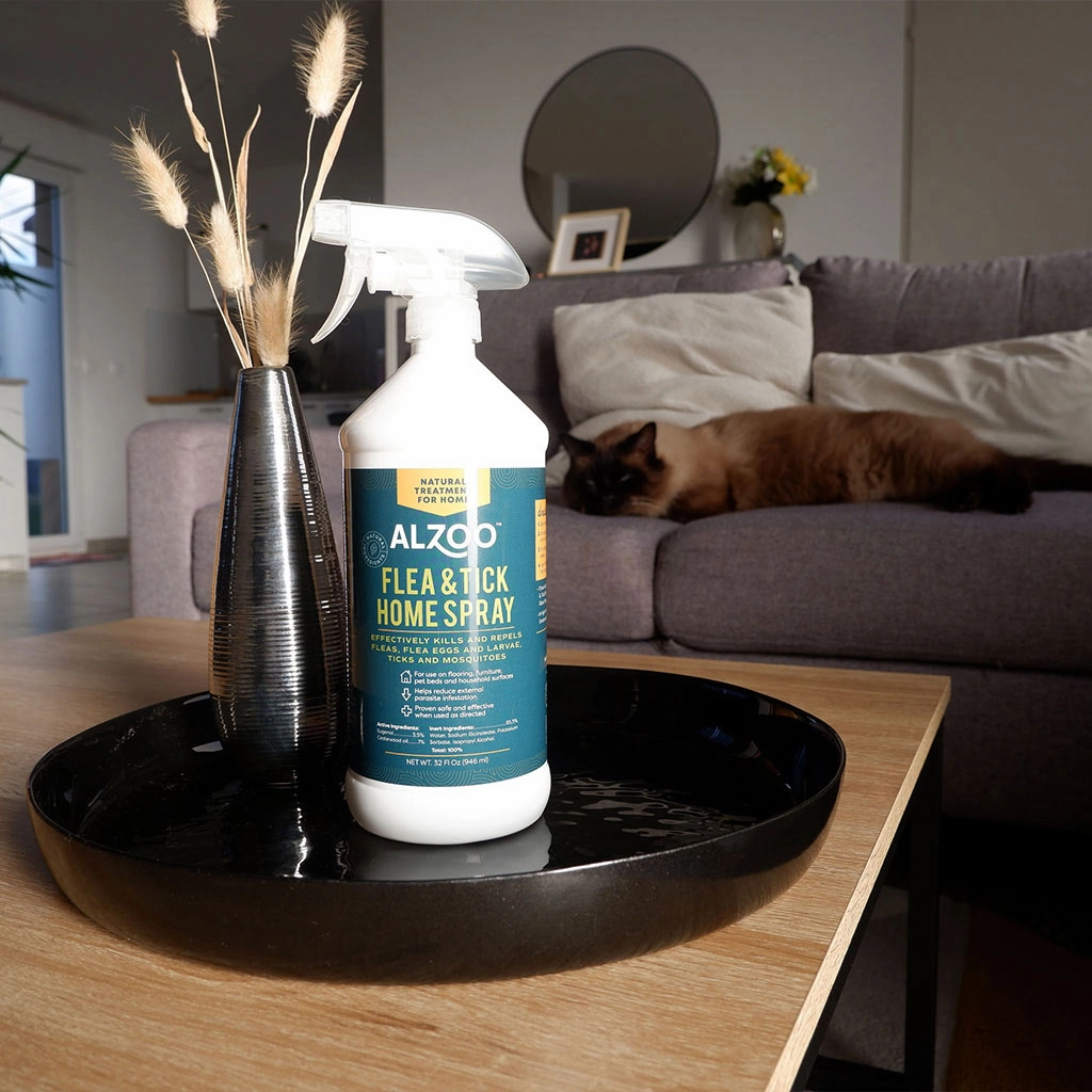Plant-Based Natural Flea & Tick Home Spray, 32 oz