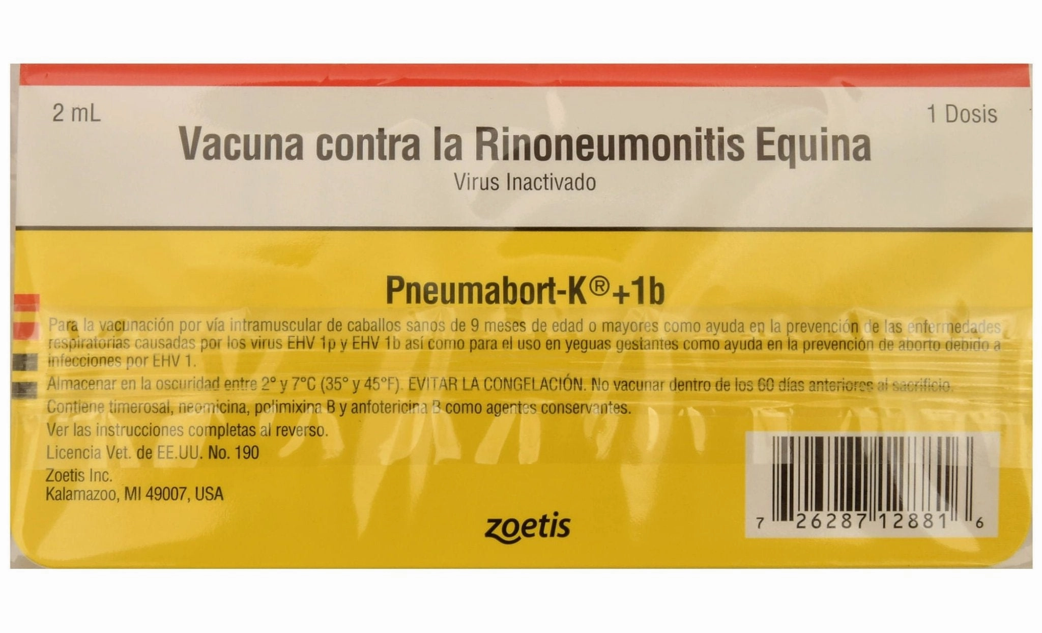 Pneumabort K  1b Vaccine for Horses