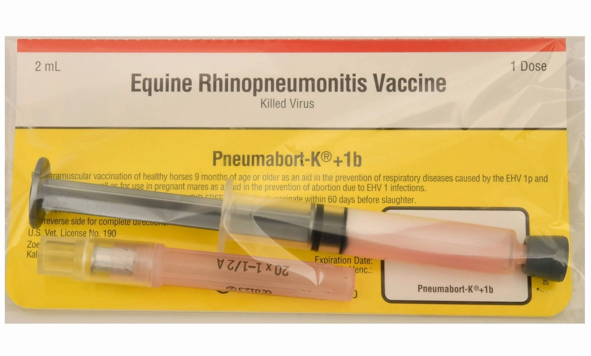 Pneumabort K  1b Vaccine for Horses
