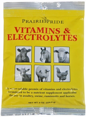 Prairie Pride Vitamins & Electrolytes, 8 oz