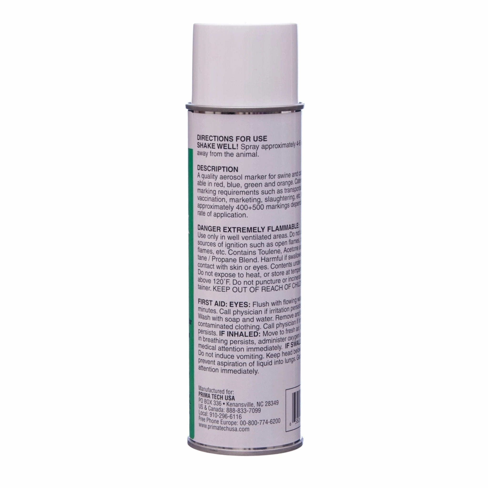 Prima Glo Marking Spray-On Fluorescent Livestock Marking Paint