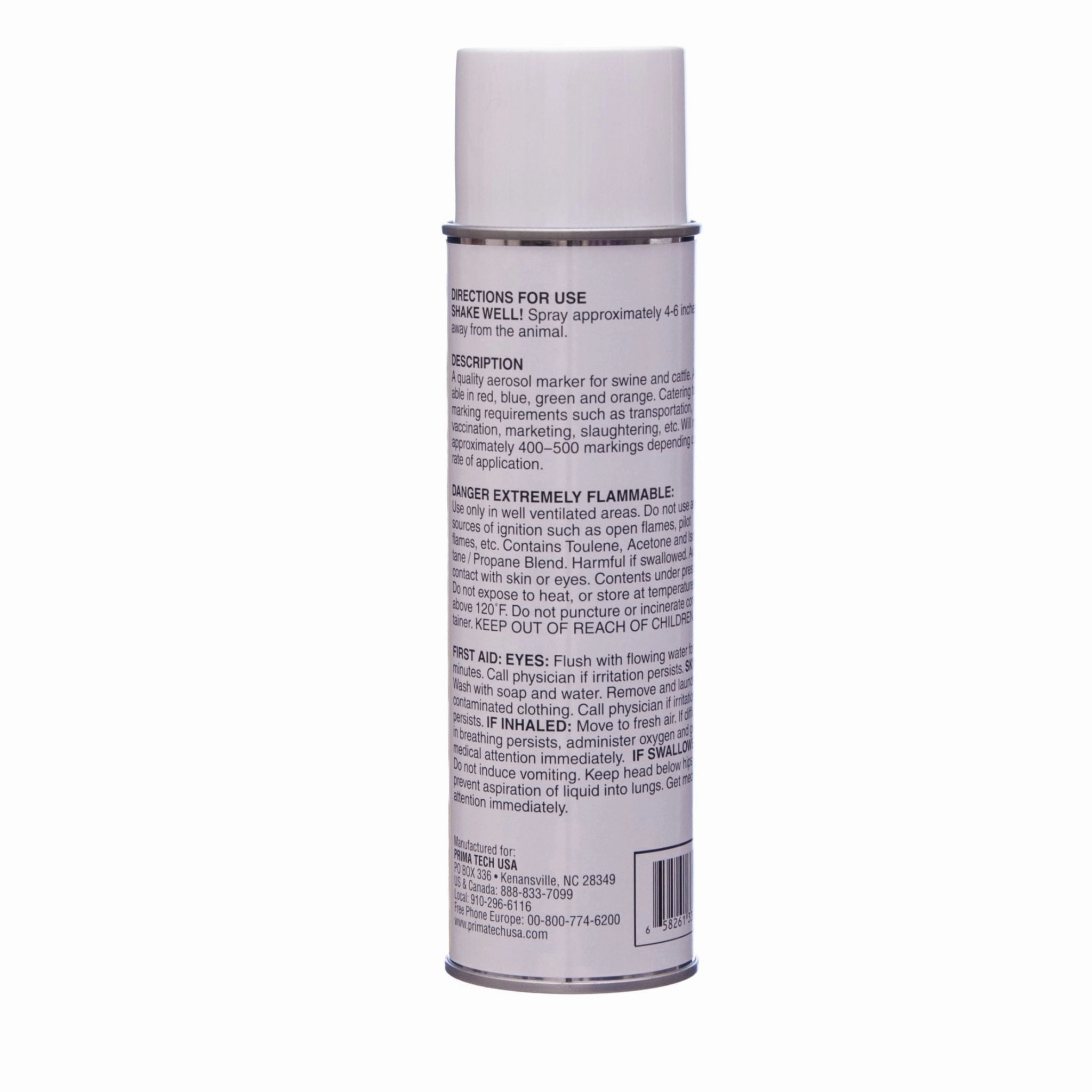 Prima Glo Marking Spray-On Fluorescent Livestock Marking Paint