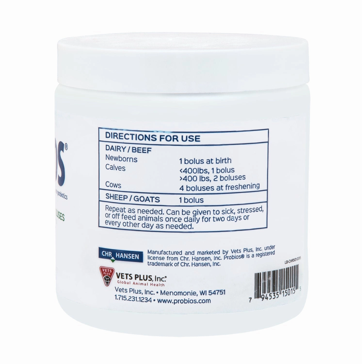 Probios Oral Boluses for Ruminants
