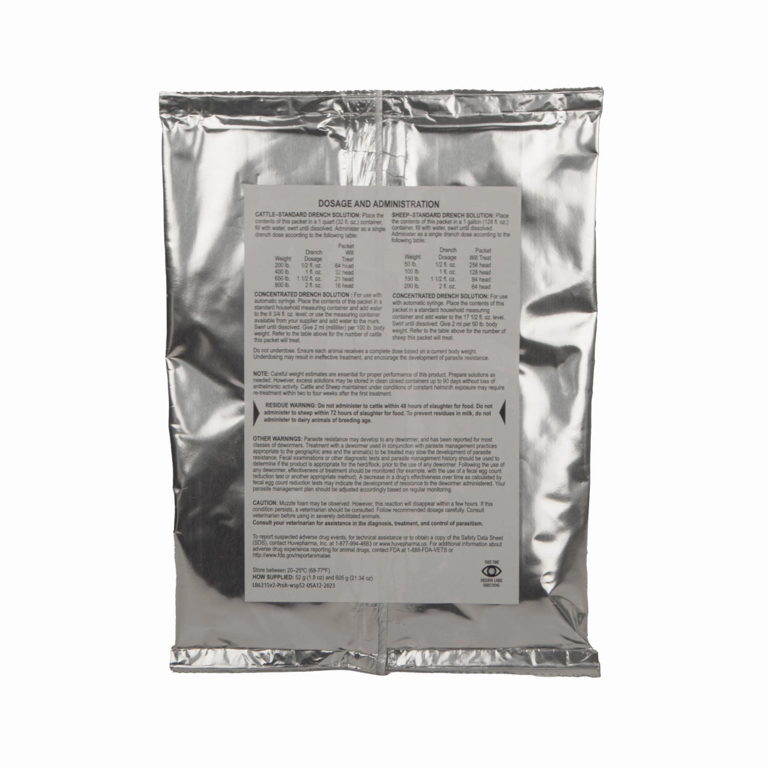 Prohibit Soluble Drench Dewormer for Cattle & Sheep