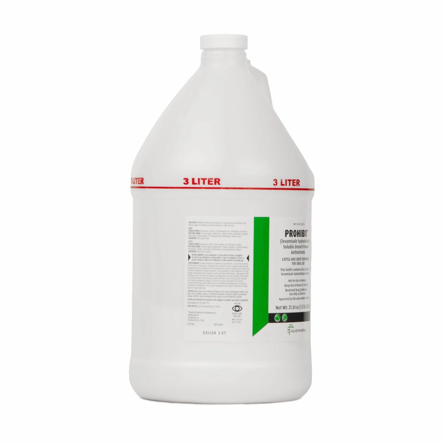 Prohibit Soluble Drench Dewormer for Cattle & Sheep