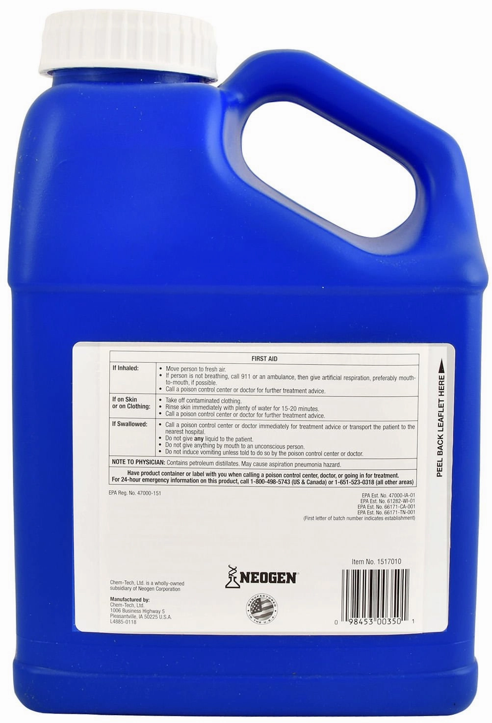 Prozap Insectrin 1% Pour-On Xtra Fly Insecticide, Gallon