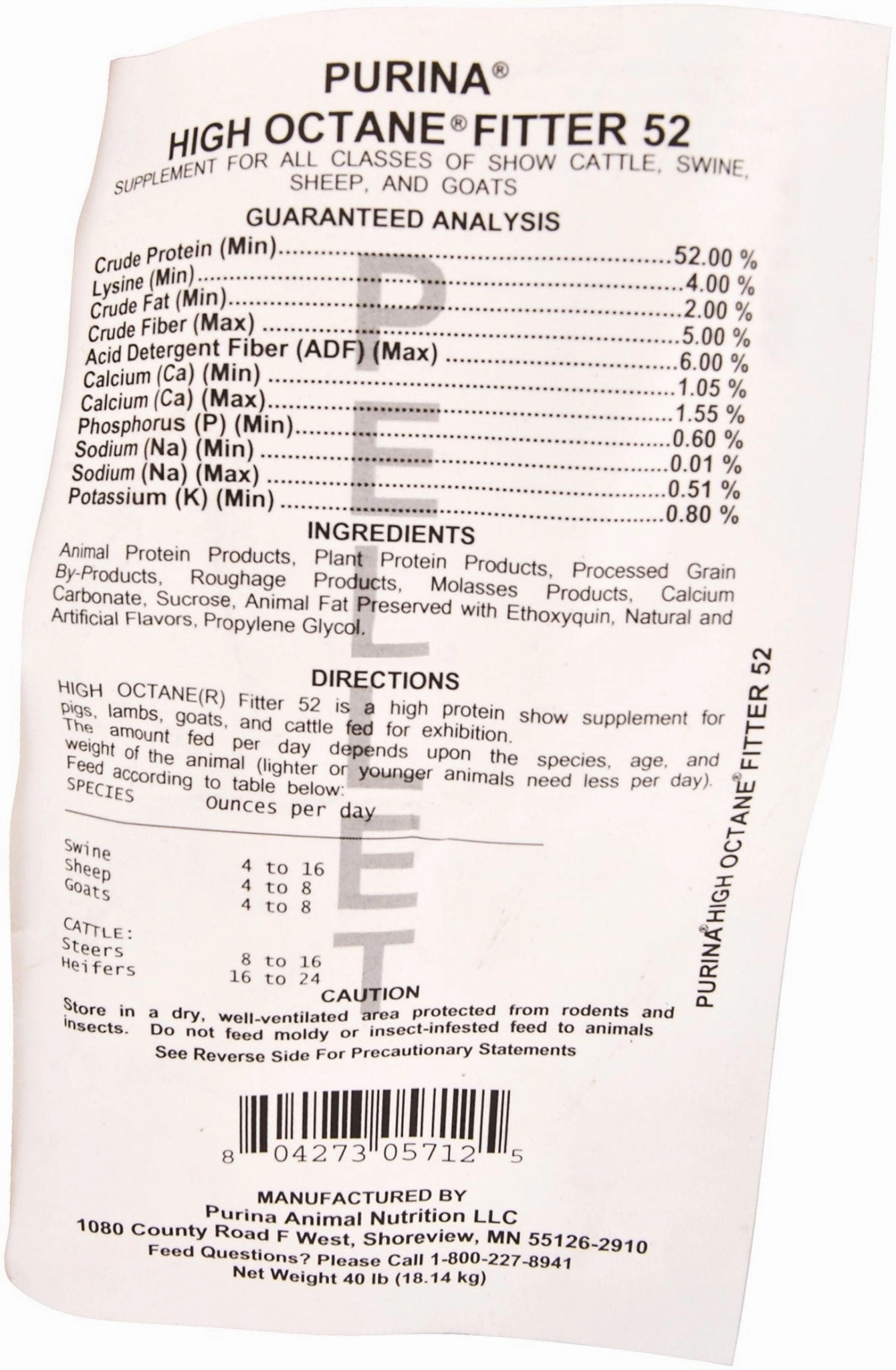 Purina High Octane Fitter 52, 40 lbs