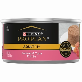 Purina Pro Plan Focus Senior Cat 11  Salmon & Tuna Entree Canned Cat Food