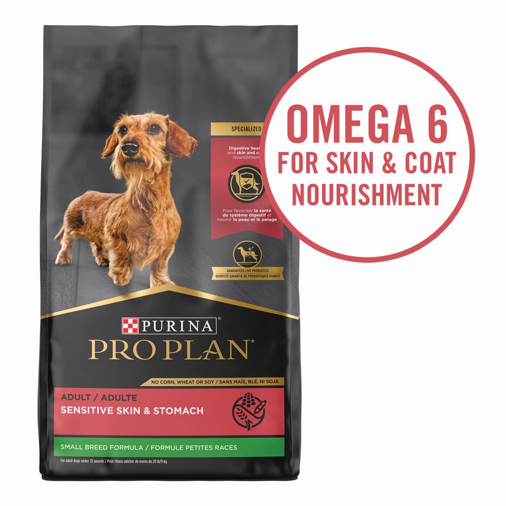 Purina Pro Plan High Protein Sensitive Skin & Stomach Small Breed Salmon & Rice Formula Dry Dog Food