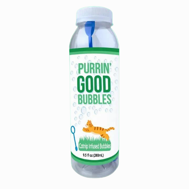 Purrin' Good Bubbles for Cats- Catnip Infused