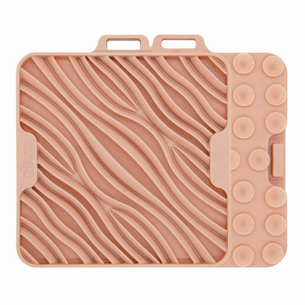 Puzzle Feeder Lick Mat for Dogs and Cats (Puzzle Feeder Wave)