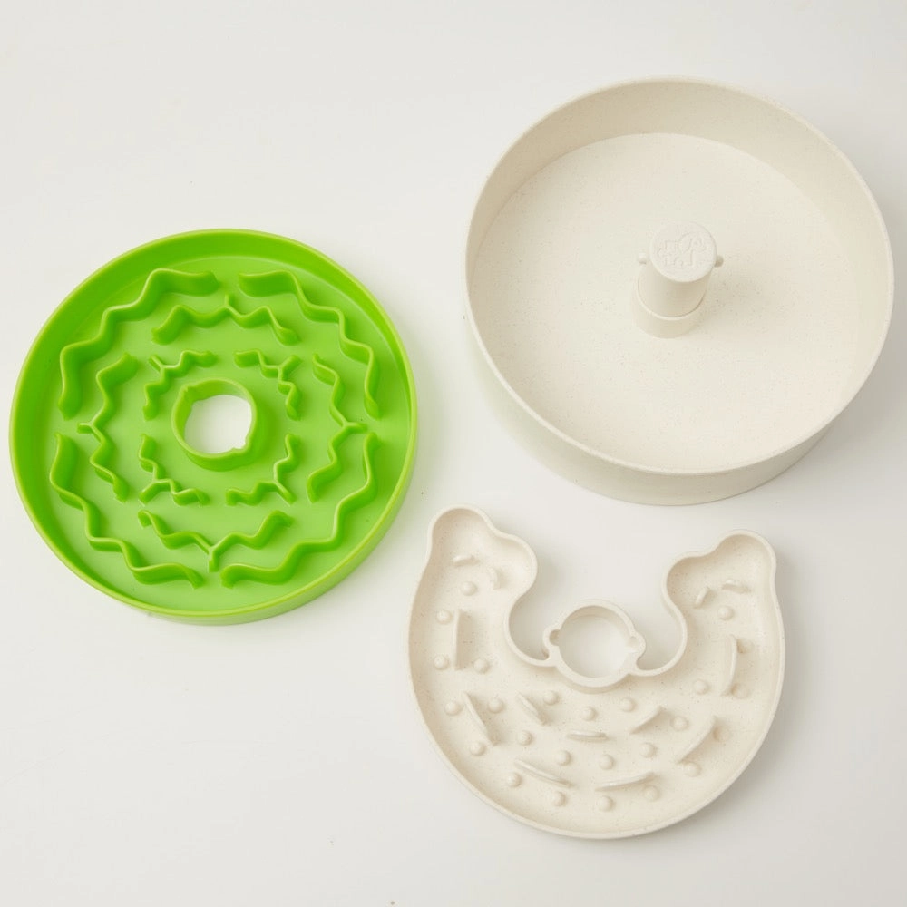 Puzzle Feeder Lite Interactive Dog Bowl (Green)