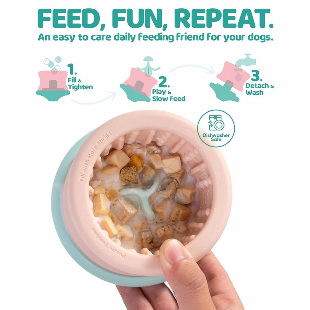 Puzzle Feeder Tumbler Interactive Dog Toy (Large / Extra Large)